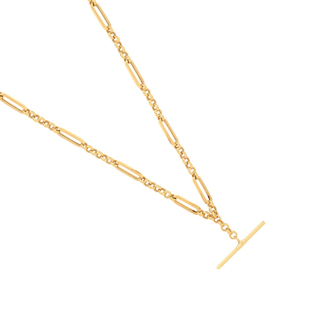 Figaro T-Bar Belcher Necklace - Shralite London