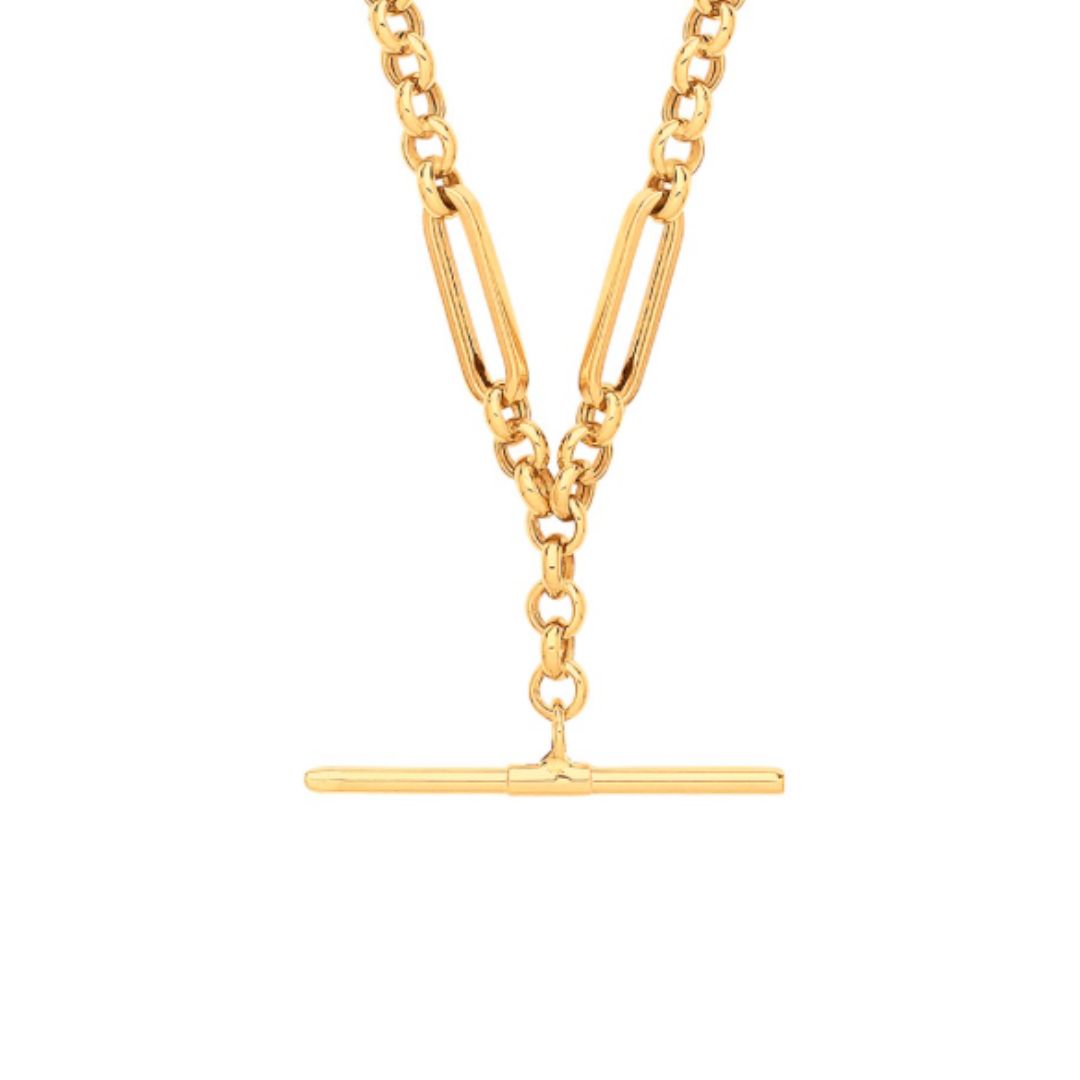 Figaro T-Bar Belcher Necklace - Shralite London
