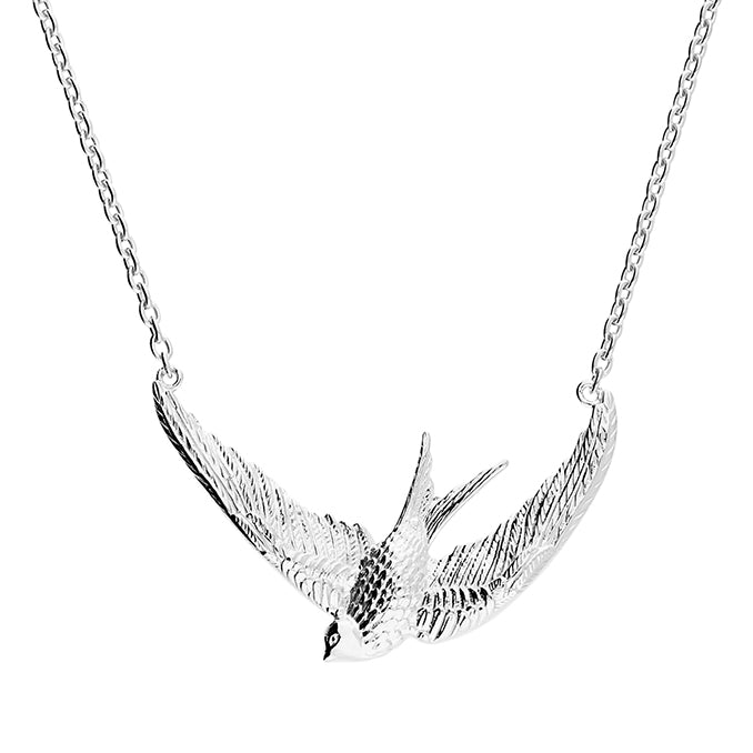 Golden Swallows Pendant - Shralite London