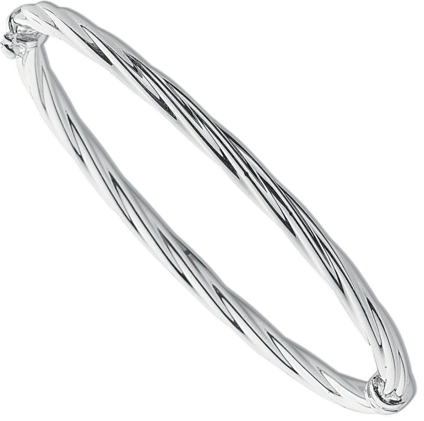 Twisted Elegance Bangle Bracelet - Shralite London