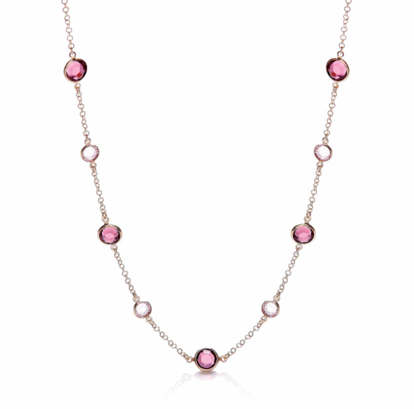 Colne Silver Rose Gold Vermeil Necklace - Shralite London