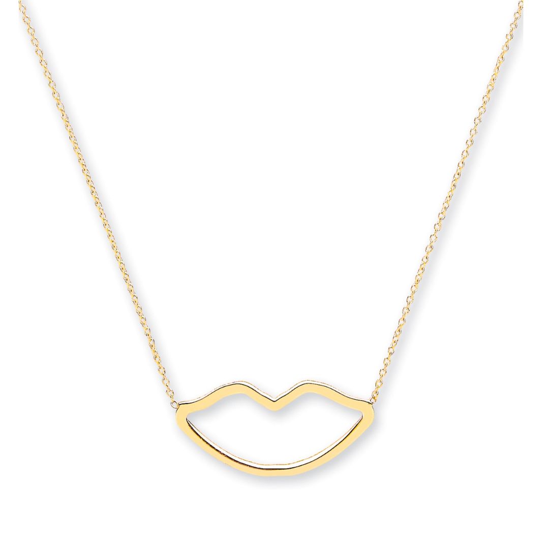 Kiss of Chic Lips Pendant - Shralite London