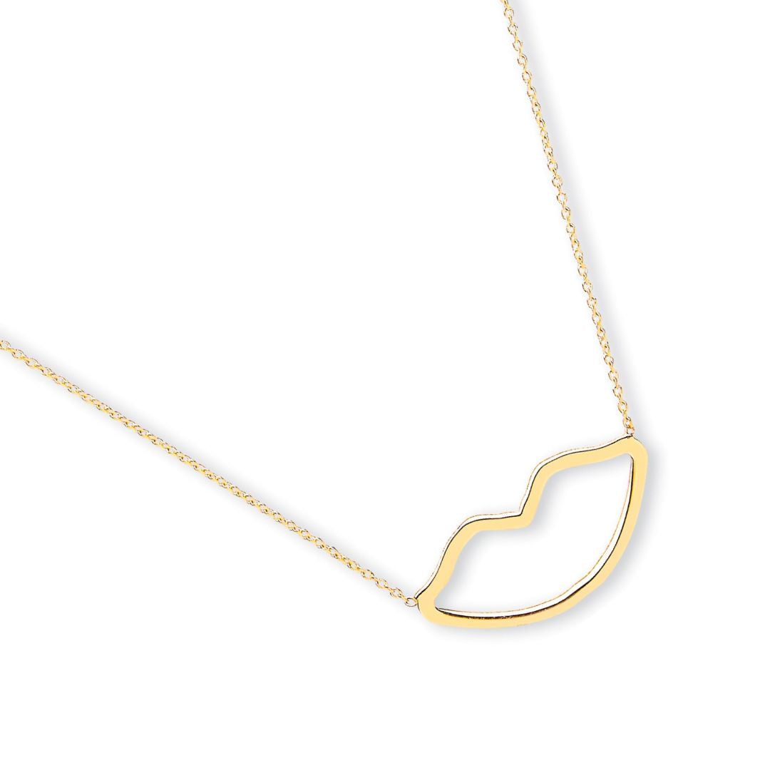 Kiss of Chic Lips Pendant - Shralite London