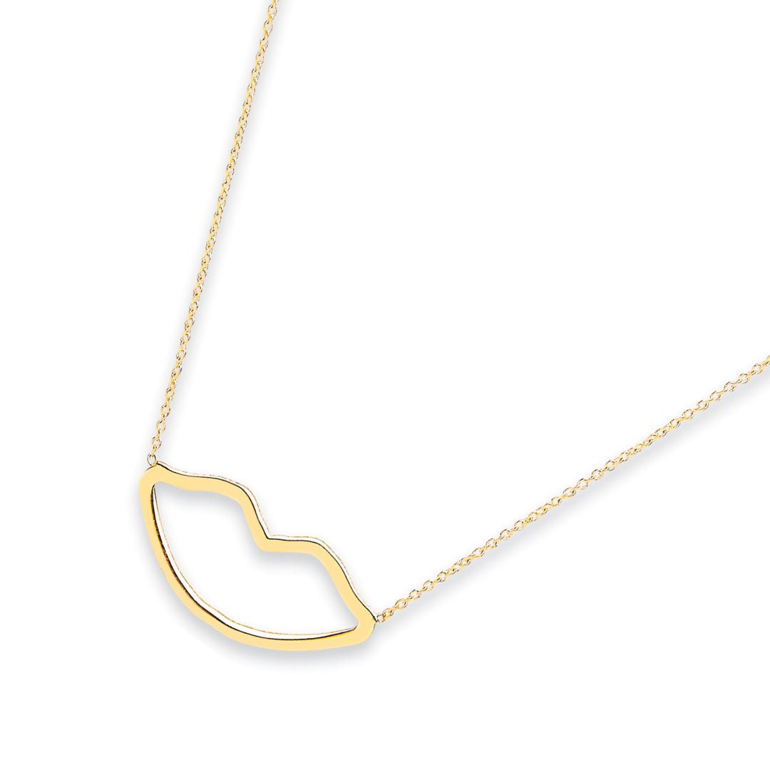 Kiss of Chic Lips Pendant - Shralite London