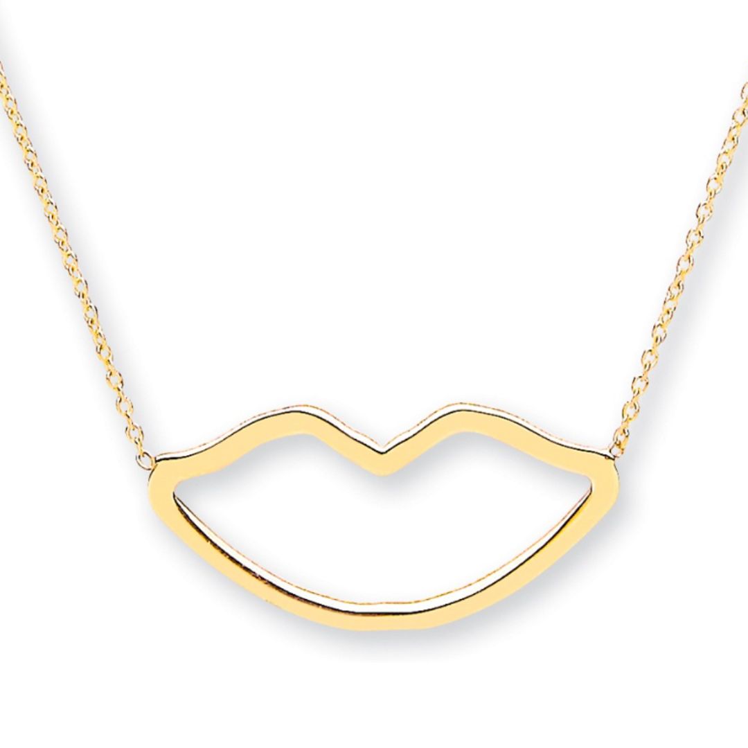 Kiss of Chic Lips Pendant - Shralite London