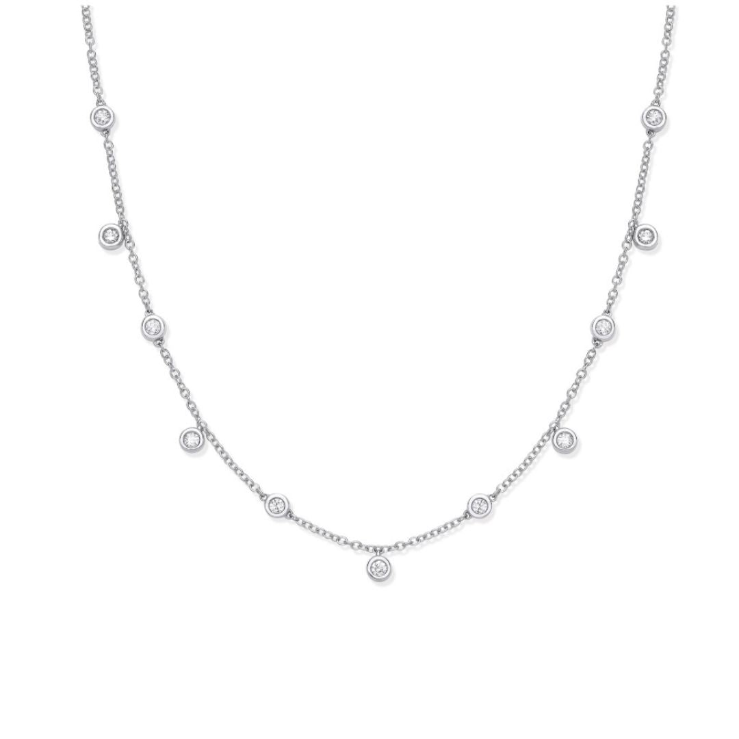 Loire Diamond Necklace - Shralite London