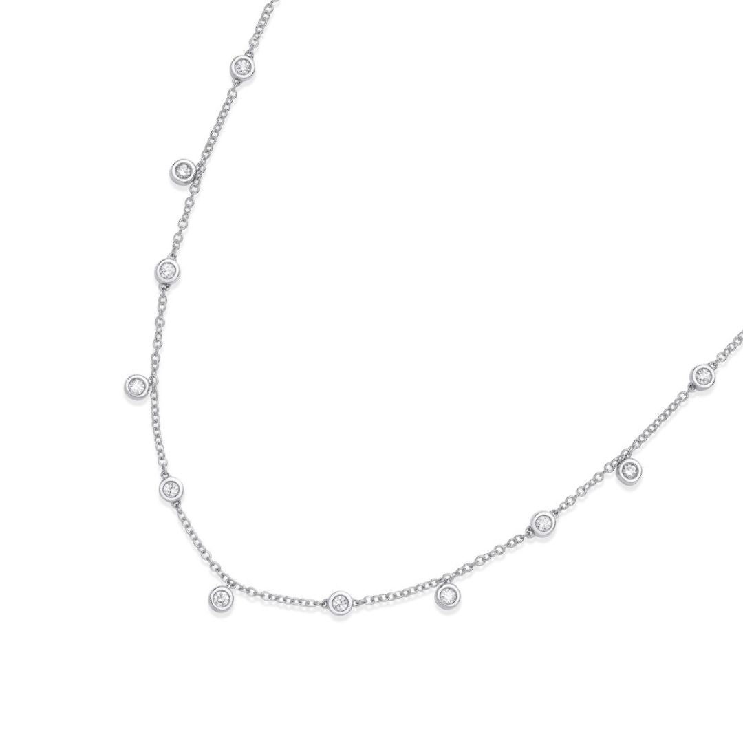 Loire Diamond Necklace - Shralite London
