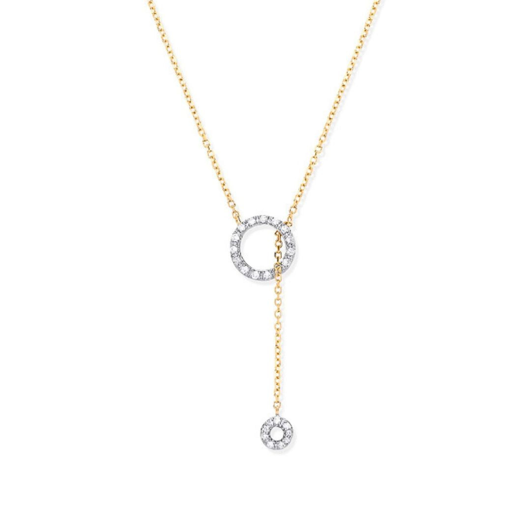 Luminous Circle Tassel Necklace - Shralite London