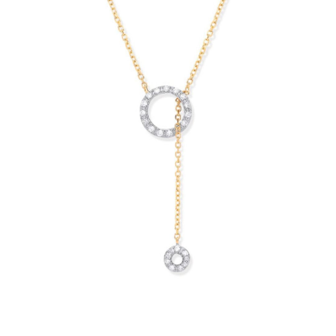 Luminous Circle Tassel Necklace - Shralite London