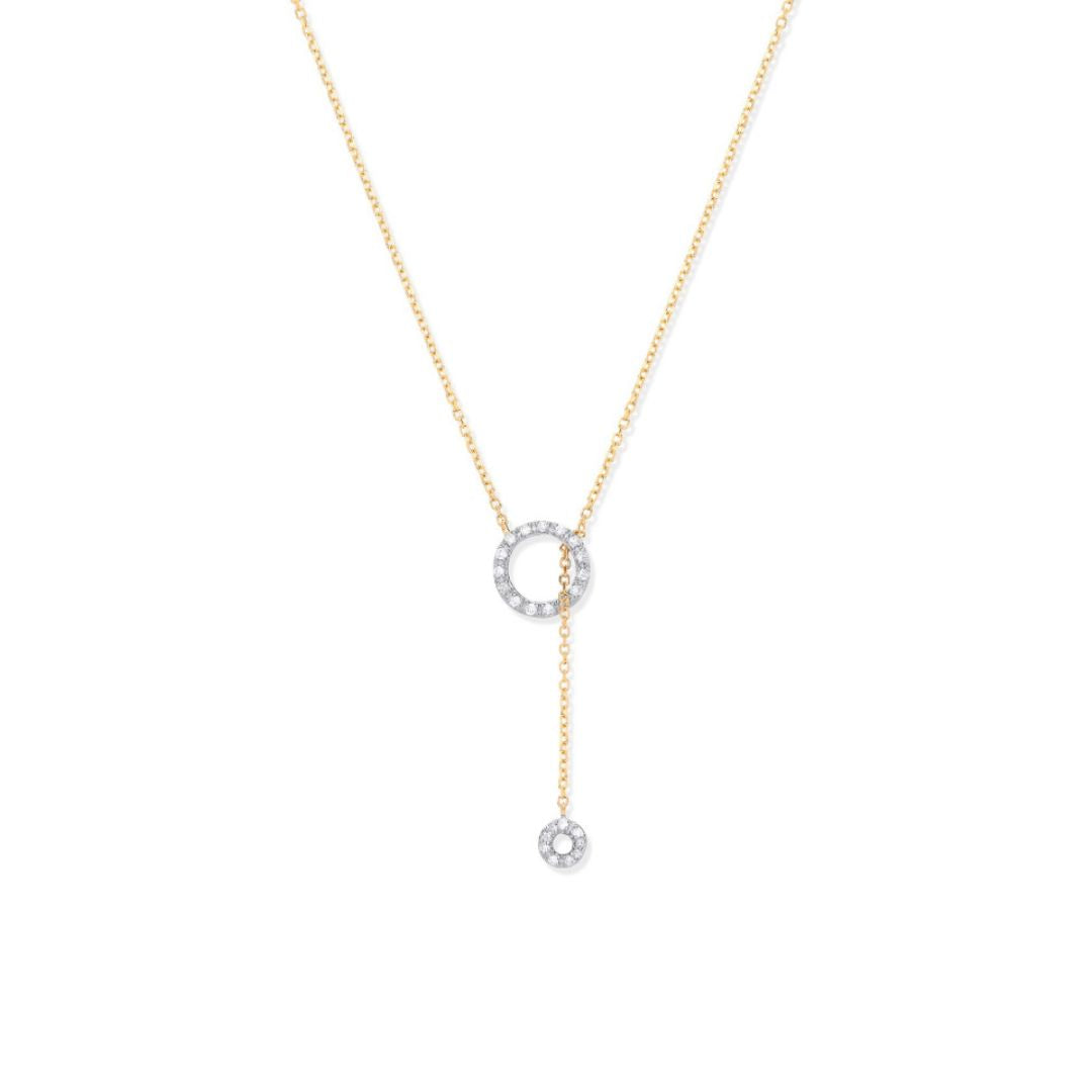 Luminous Circle Tassel Necklace - Shralite London