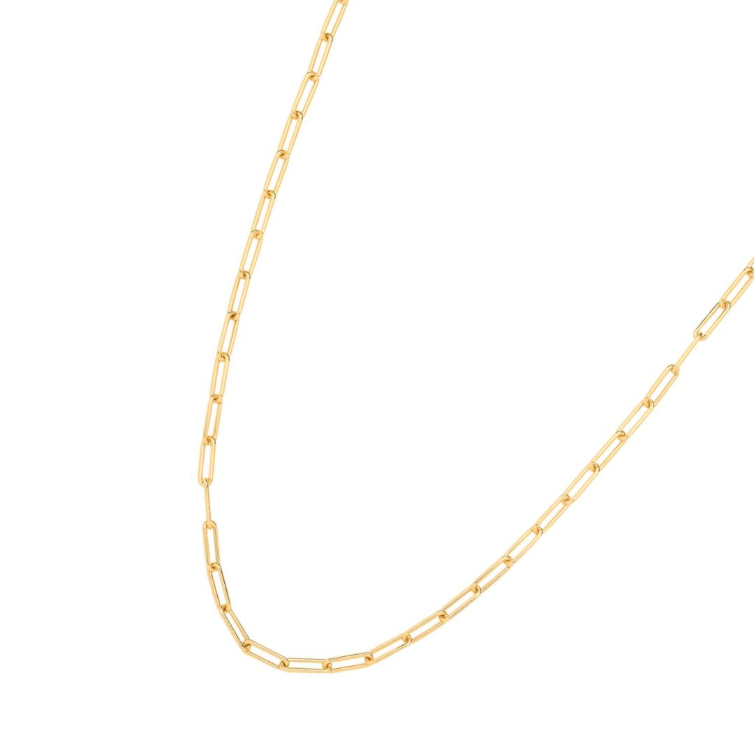 LinkLuxe Paperclip Necklace - Shralite London