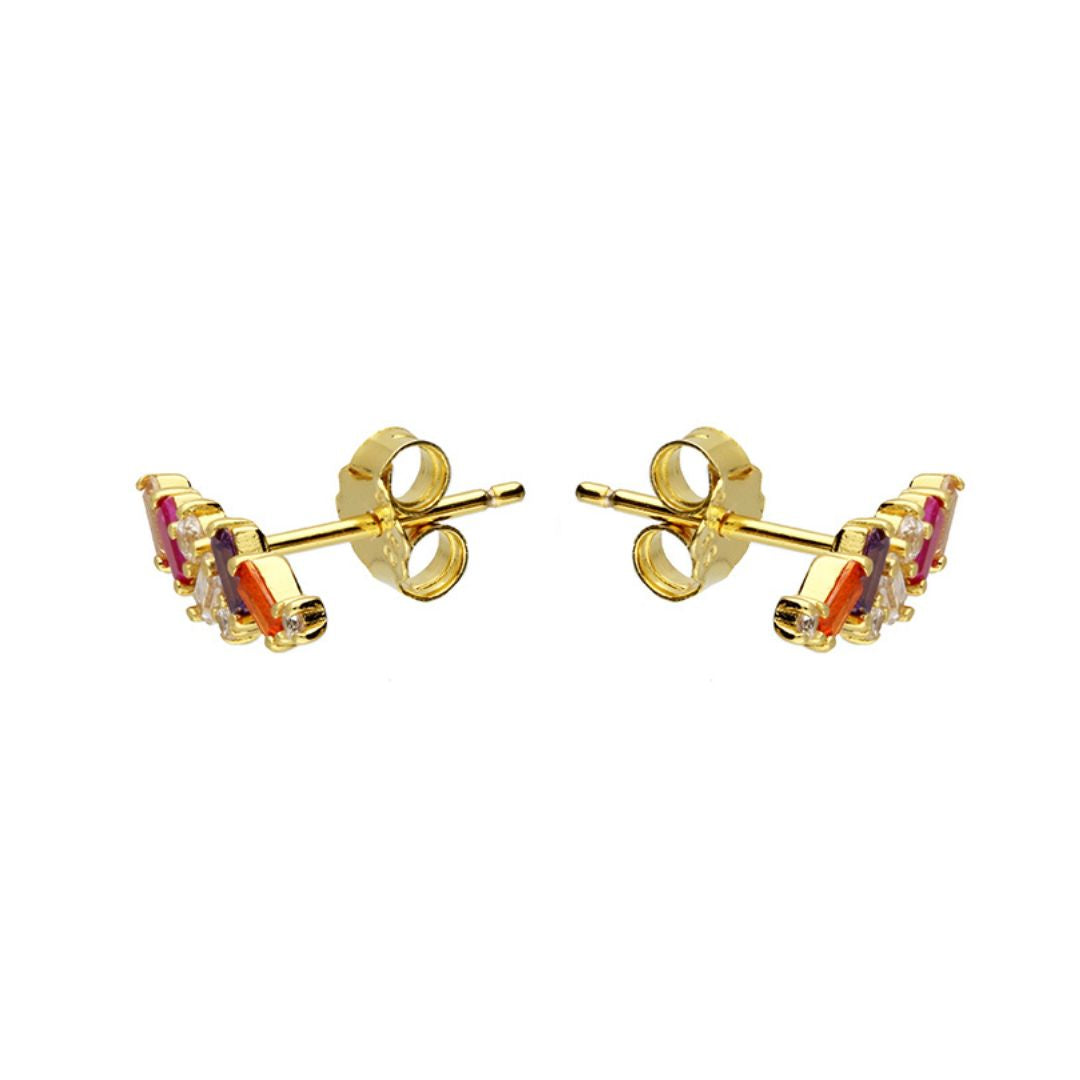 Rainbow Climber Studs - Shralite London