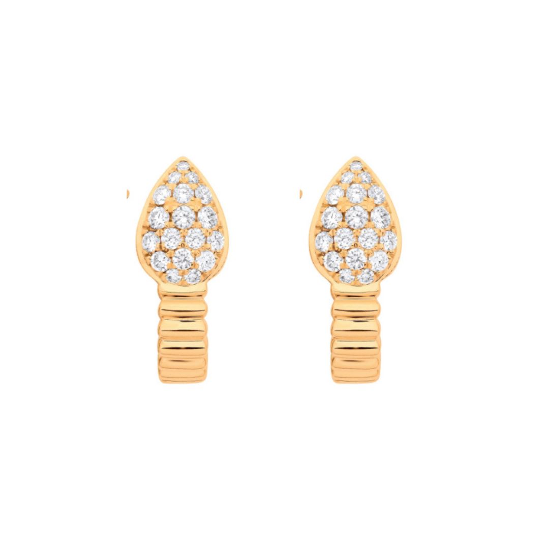 Serpent Gold Fancy Earrings - Shralite London