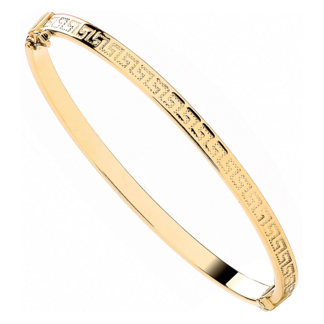 Golden Greek Goddess Bangle - Shralite London