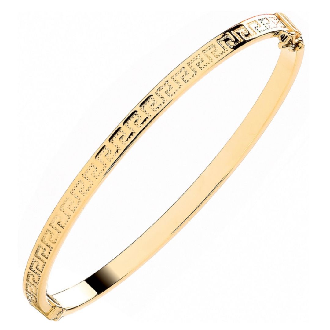 Golden Greek Goddess Bangle - Shralite London