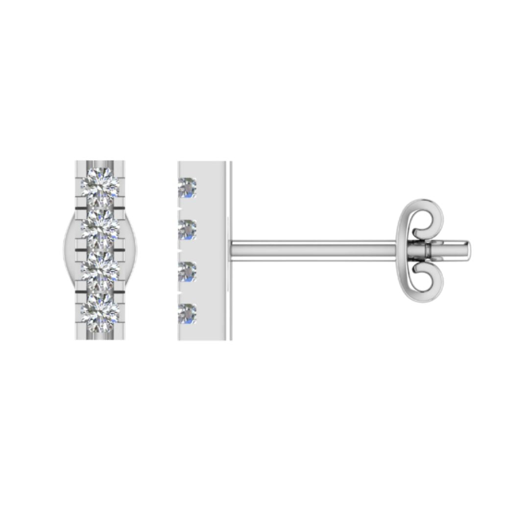 Yangtze Diamond Earrings - Shralite London