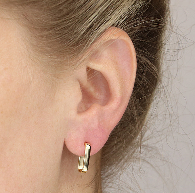 J Hoop Earrings - Shralite London