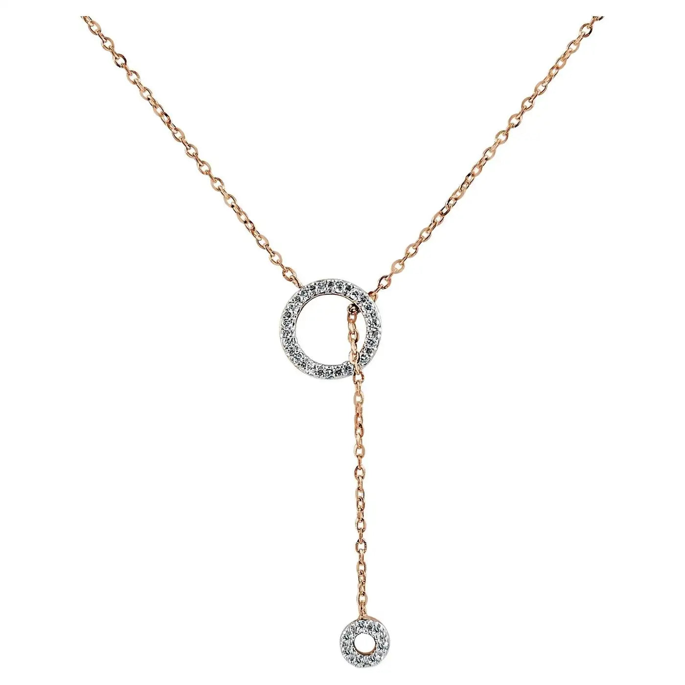 Luminous Circle Tassel Necklace - Shralite London