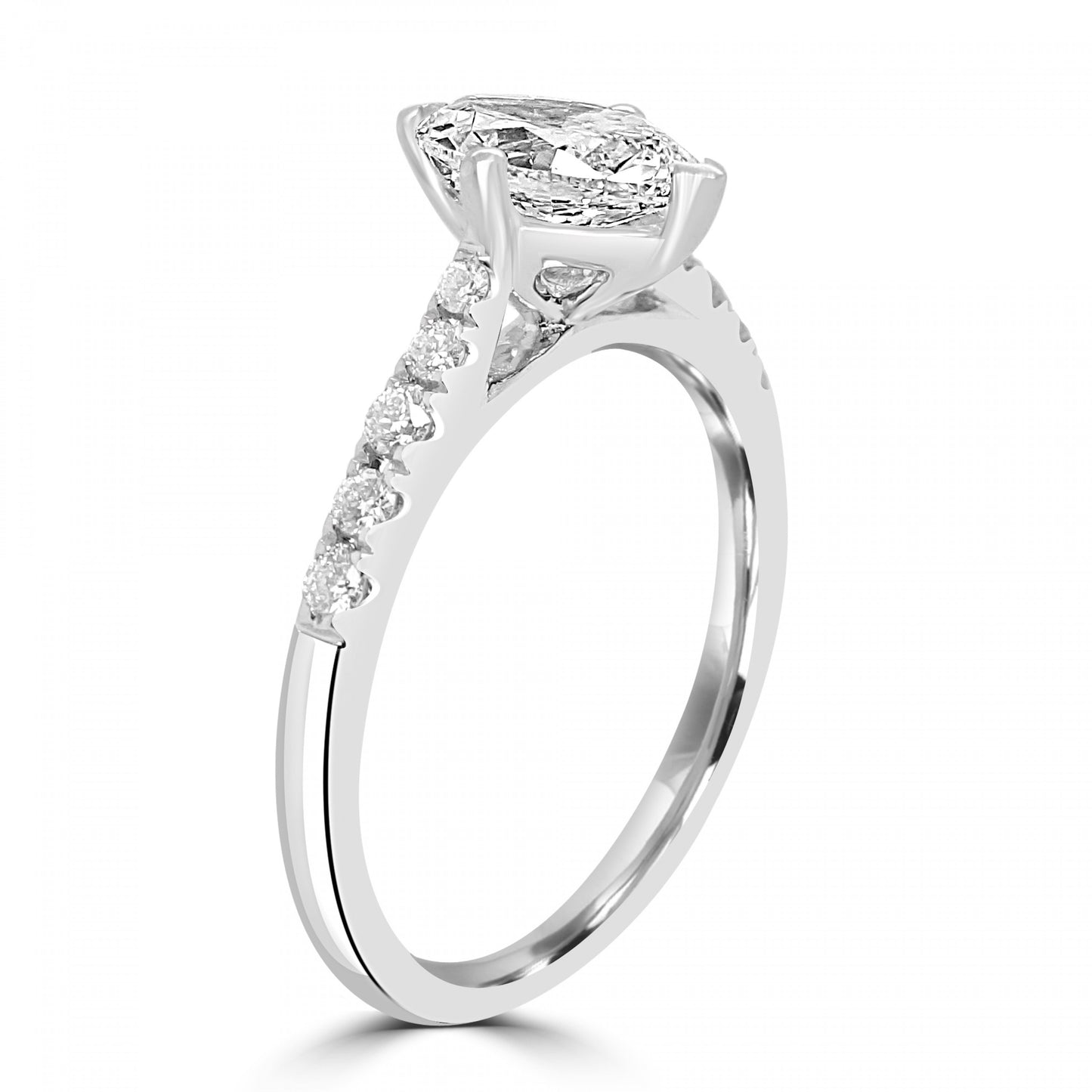 Marque Diamond Sparkler Engagement Ring - Shralite London