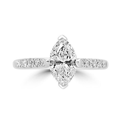 Marque Diamond Sparkler Engagement Ring - Shralite London