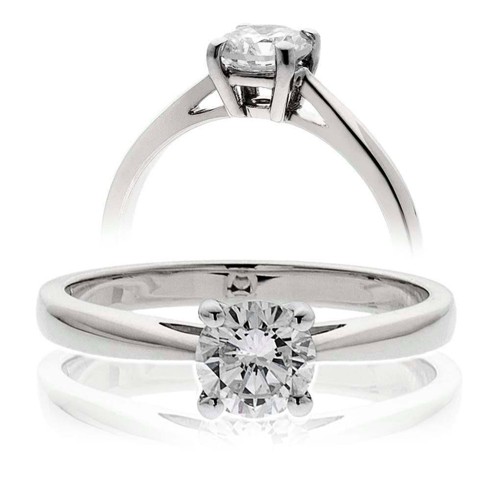 "Enchanting Bloom" Tulip Diamond Solitaire Ring. - Shralite London