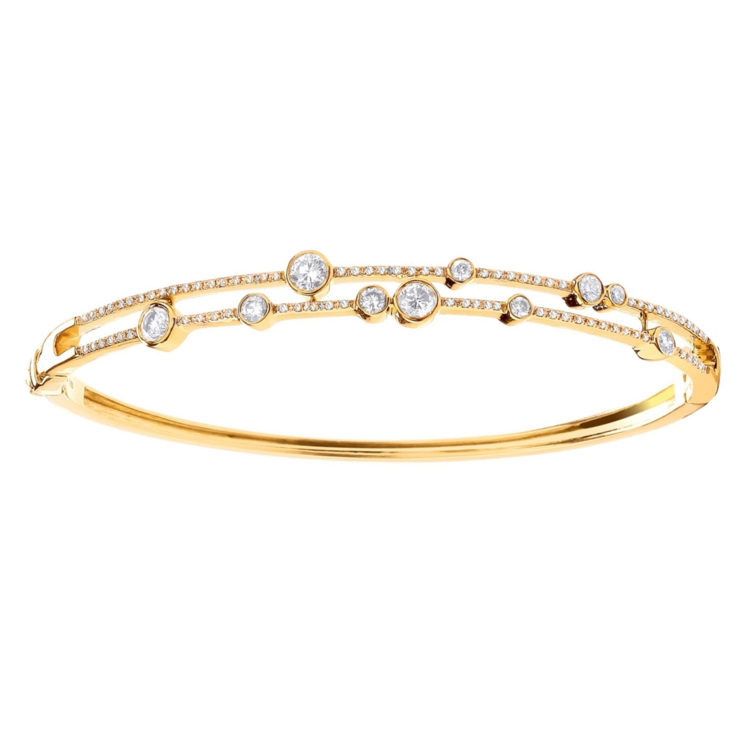 Regal Splendor Diamond Bangle - Shralite London