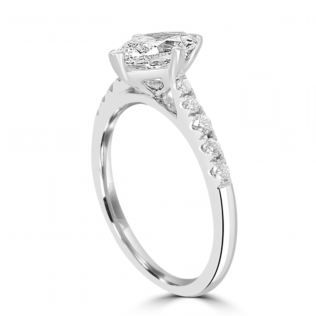 Marque Diamond Sparkler Engagement Ring - Shralite London