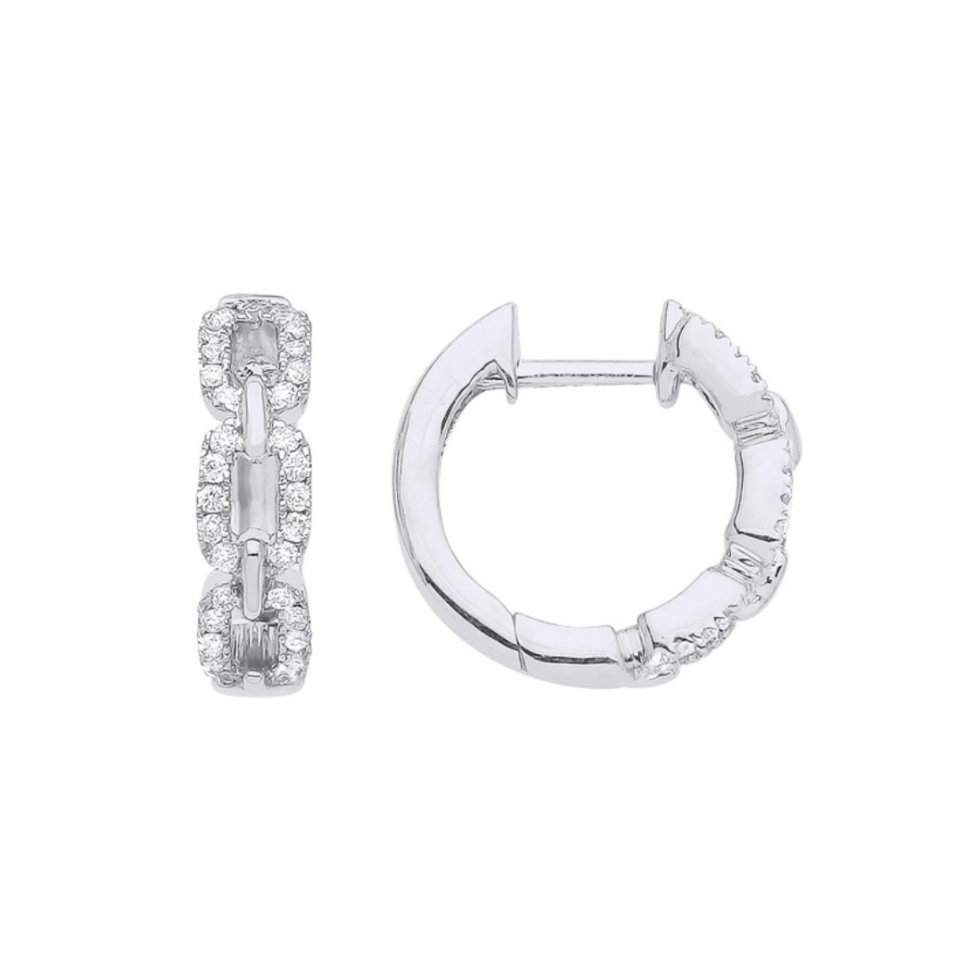 Luxurious Radiant Huggies Earrings - Shralite London