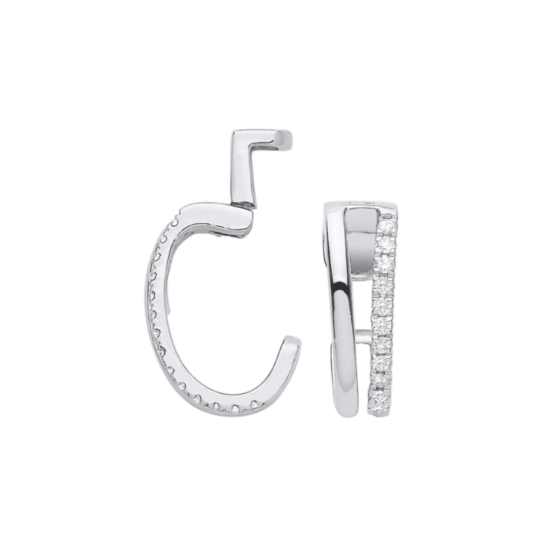 Minimalist Chic Cuff Earring - Shralite London