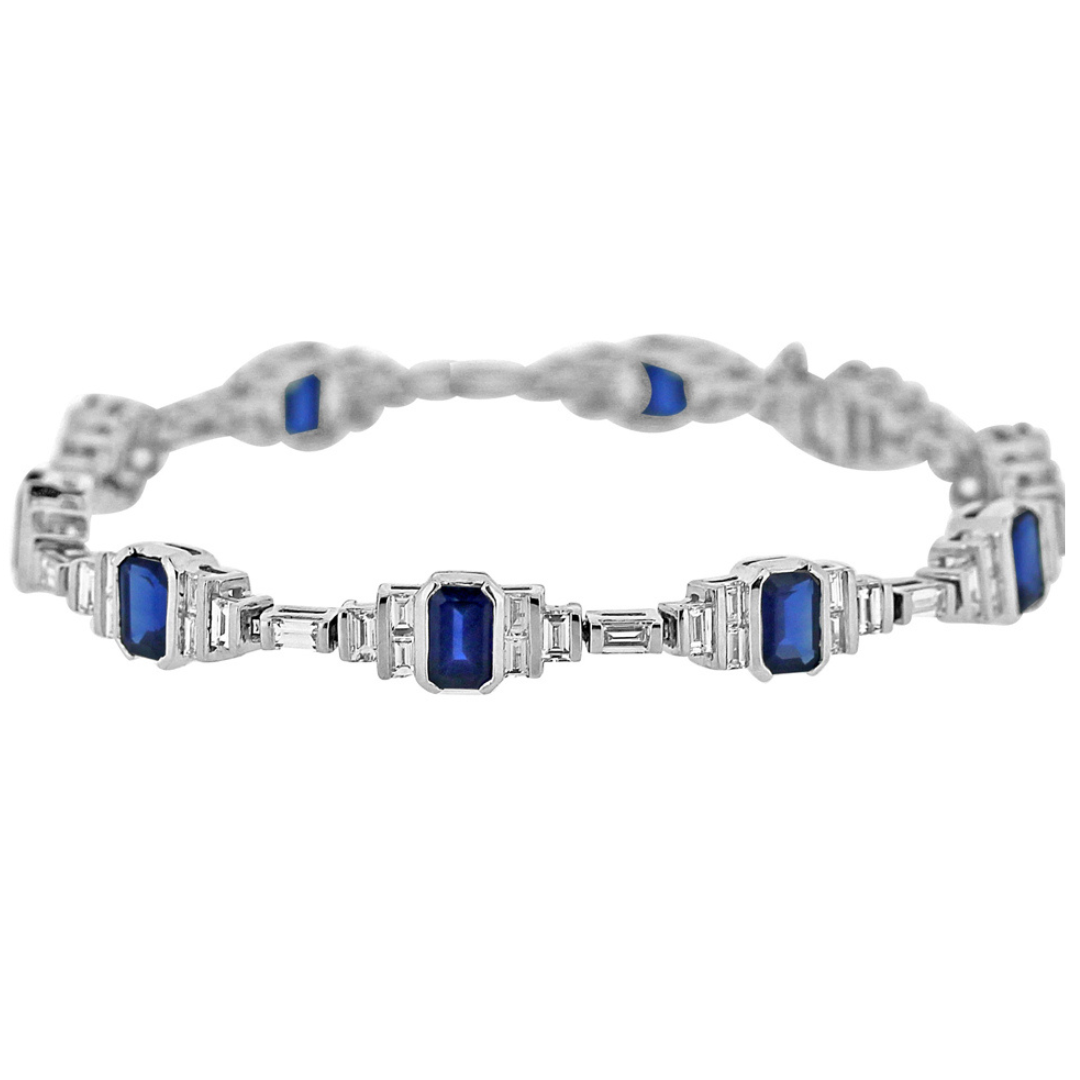 Derwent Diamond and Sapphire Bracelet - Shralite London