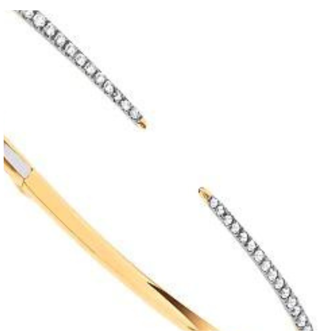 Golden Embrace Bangle - Shralite London