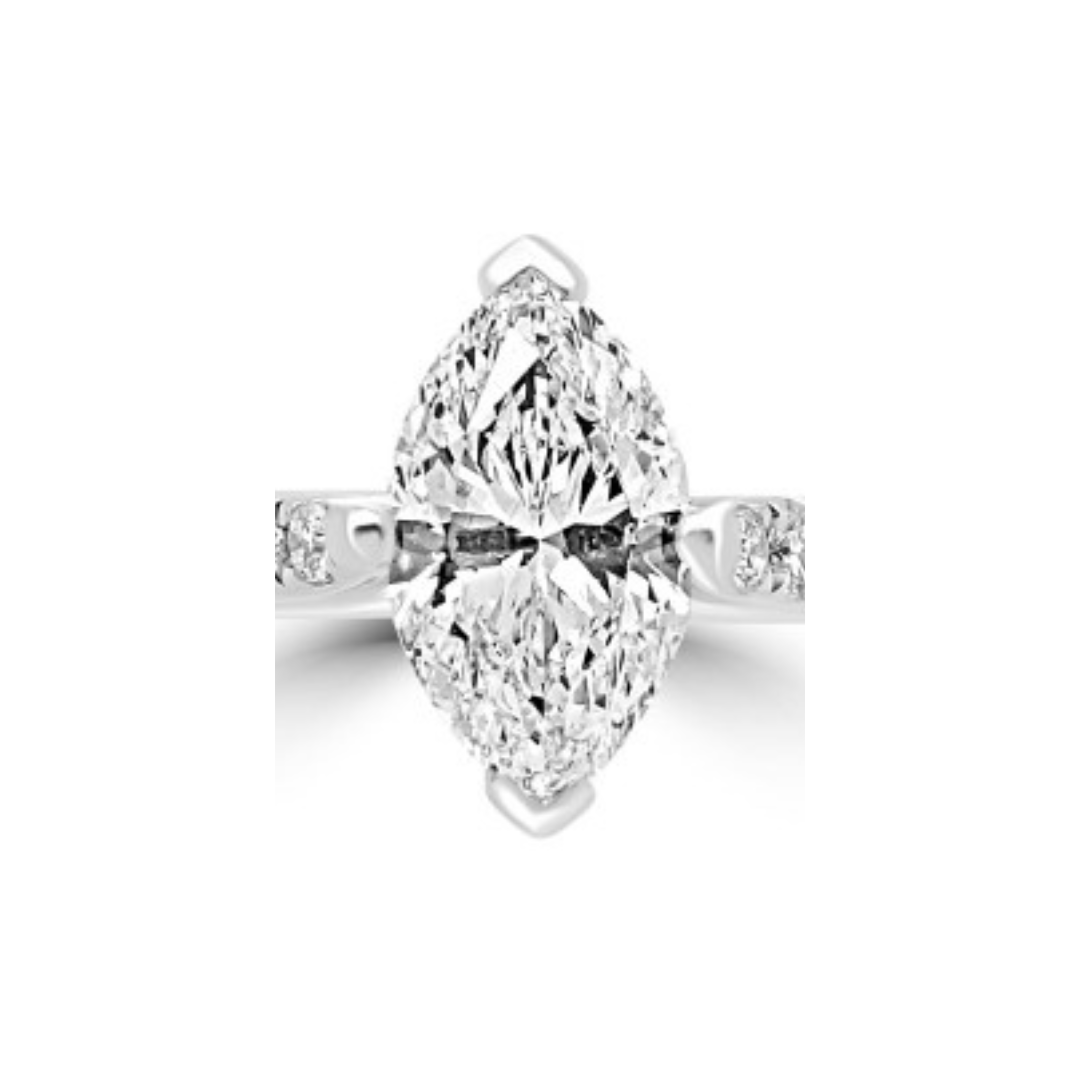 Marque Diamond Sparkler Engagement Ring - Shralite London