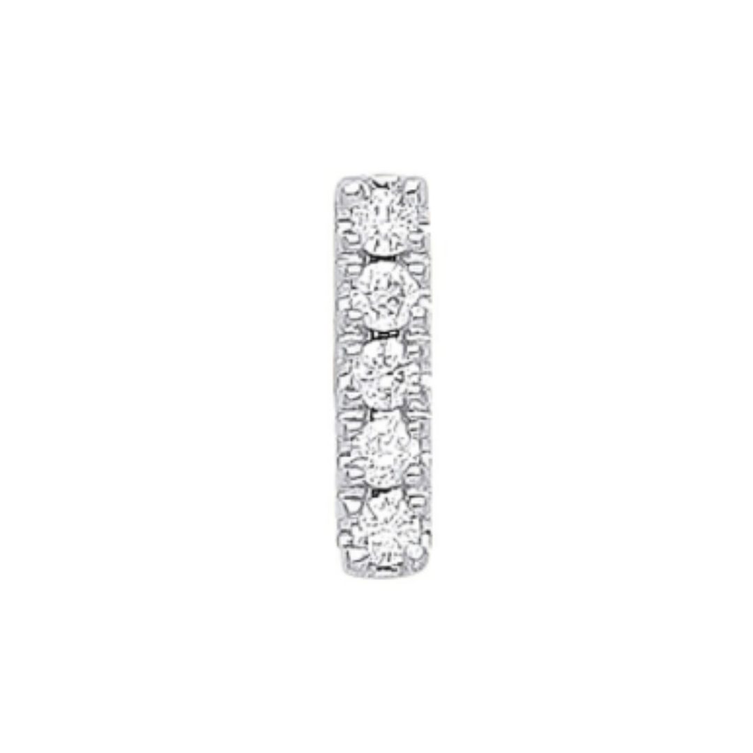 Golden Glitter Bar Earrings - Shralite London