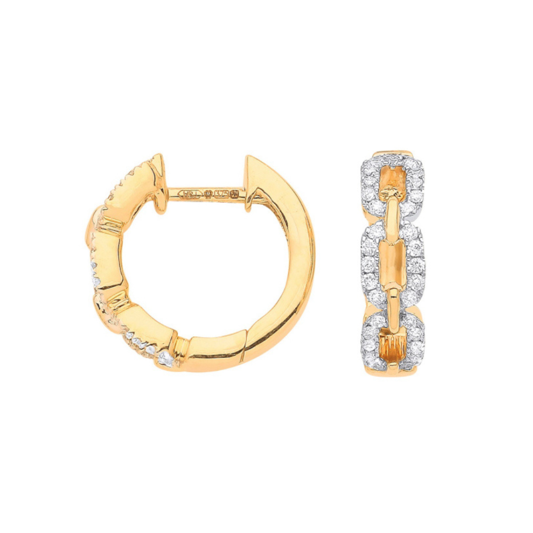 Luxurious Radiant Huggies Earrings - Shralite London