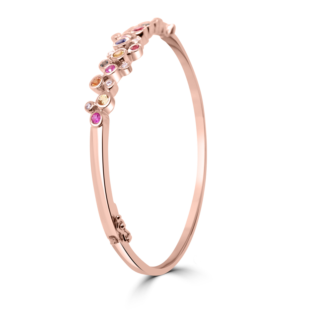 Sapphire Stardust Bubble Bangle - Shralite London