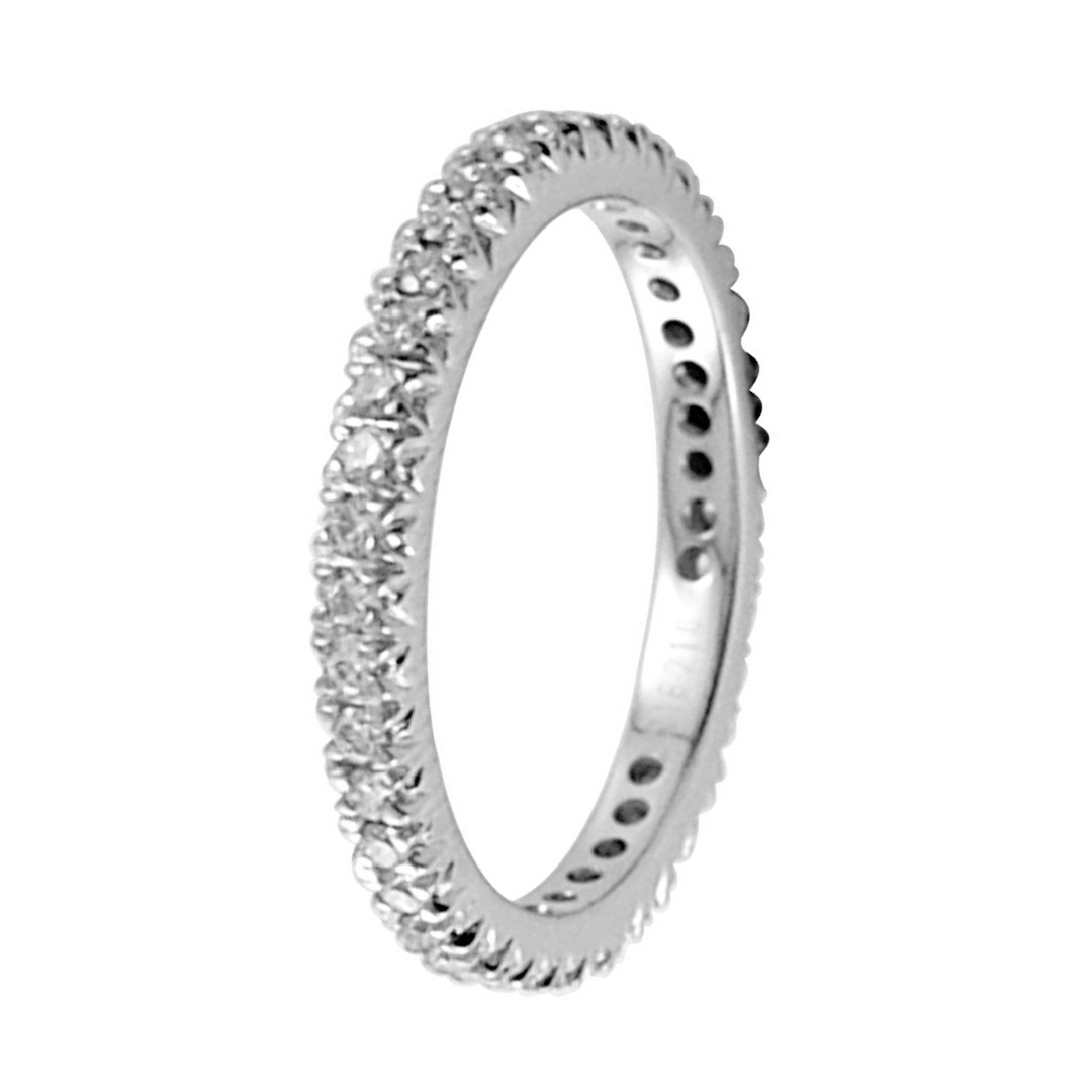 Stardust Serenade Platinum Diamond Eternity Ring - Shralite London