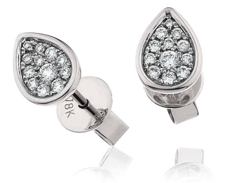 Teardrop Sparkle Earrings - Shralite London