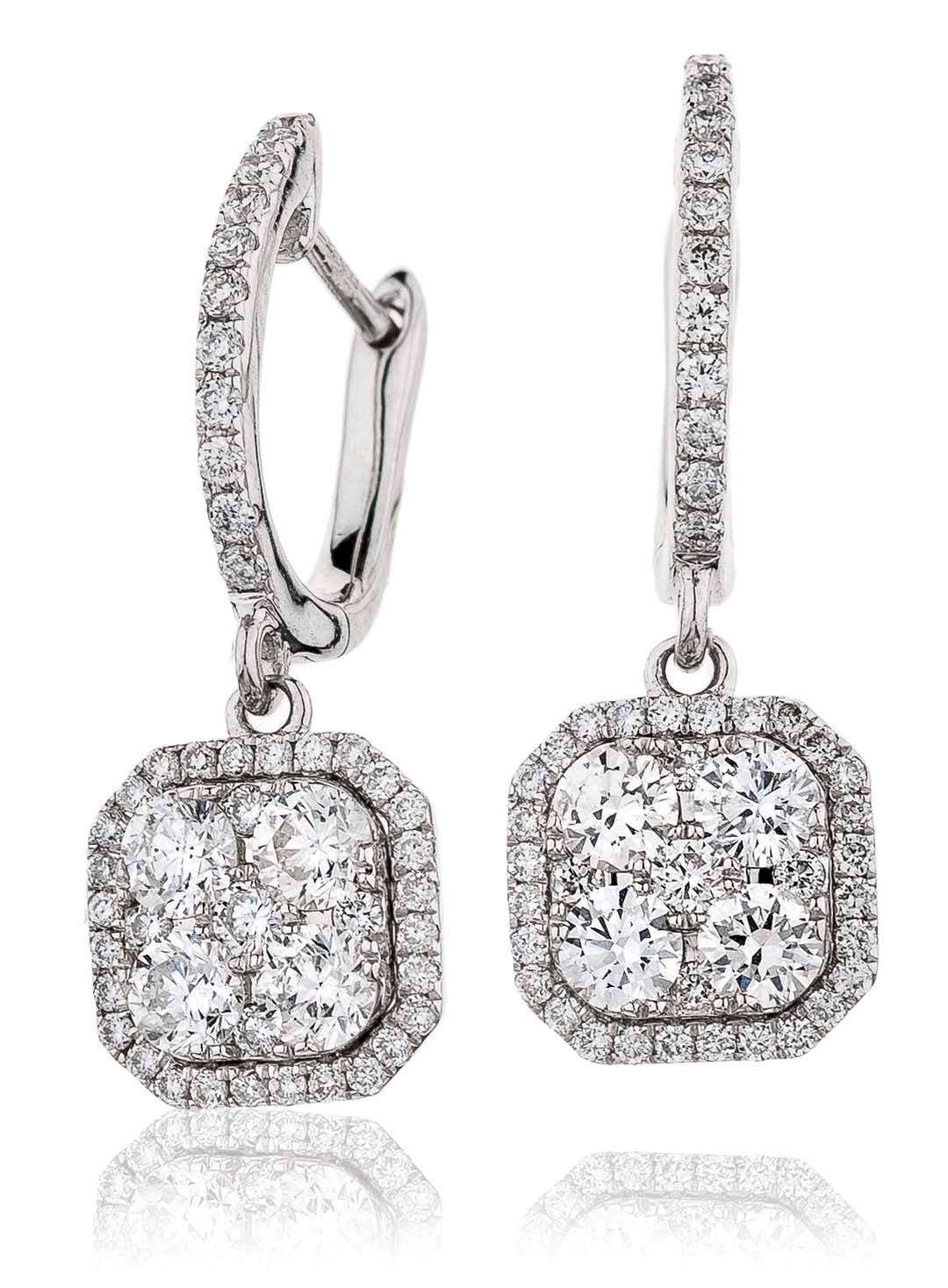 Luminary Drop Hoop Earrings - Shralite London