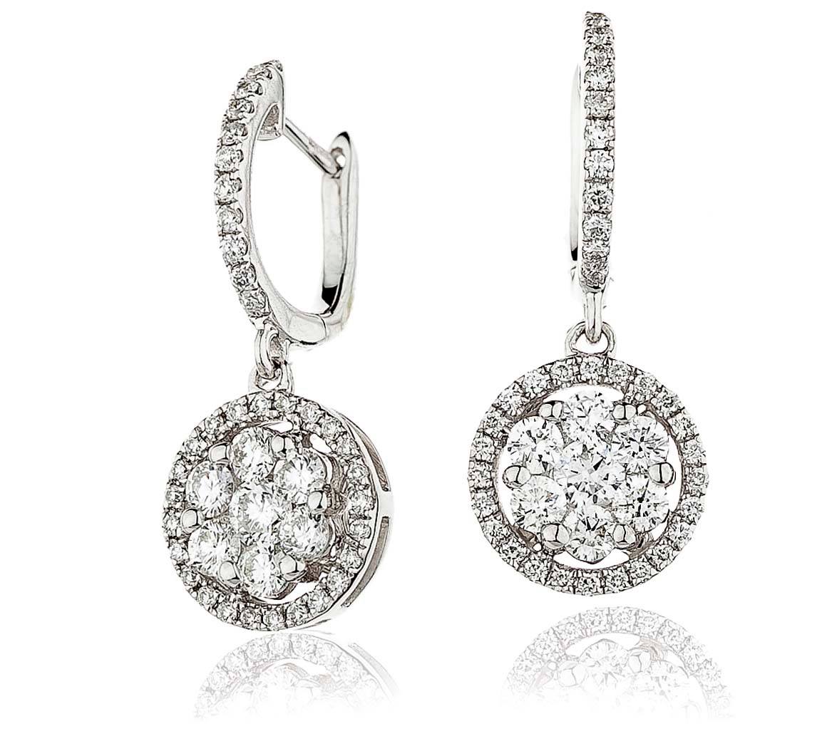 Stellar Drop Hoop Earrings - Shralite London