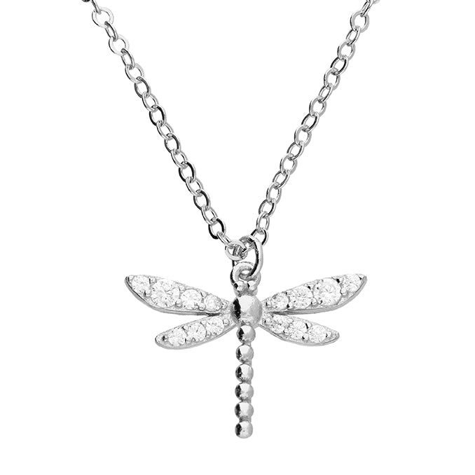 Gold Dragonfly Pendant - Shralite London