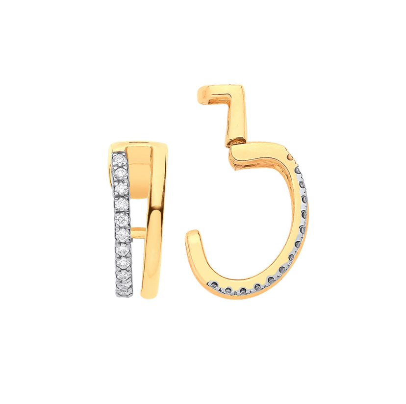 Minimalist Chic Cuff Earring - Shralite London