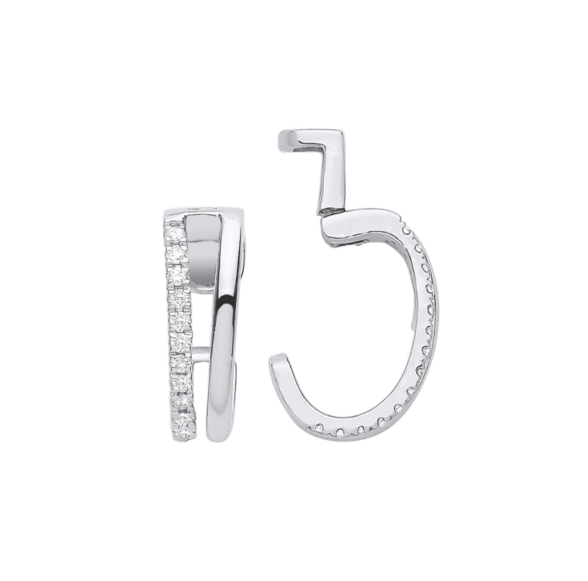 Minimalist Chic Cuff Earring - Shralite London