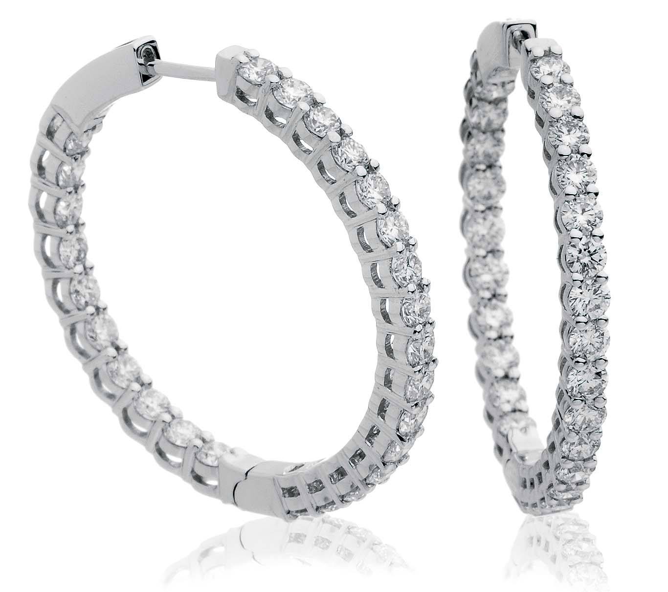 Eternal Brilliance Diamond Hoops - Shralite London