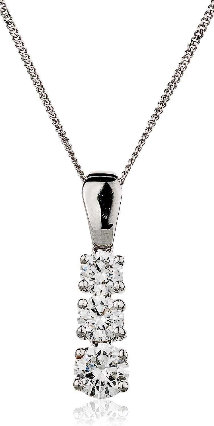 Divine Radiance Triple Diamond Pendant - Shralite London