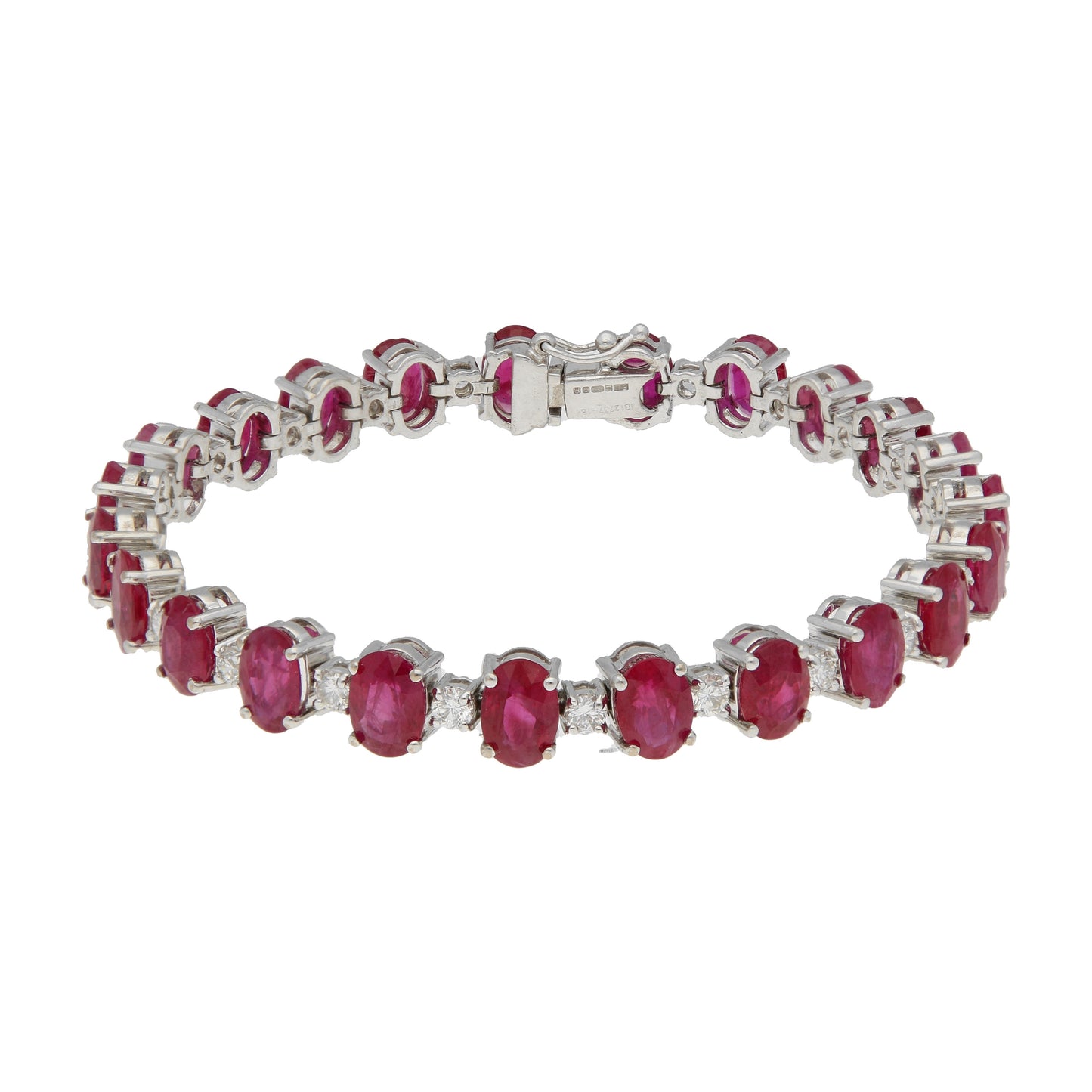 Aire Diamond and Ruby Bracelet - Shralite London