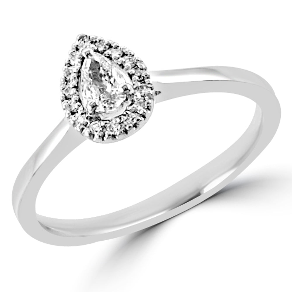Opulent Pear Engagement Ring - Shralite London