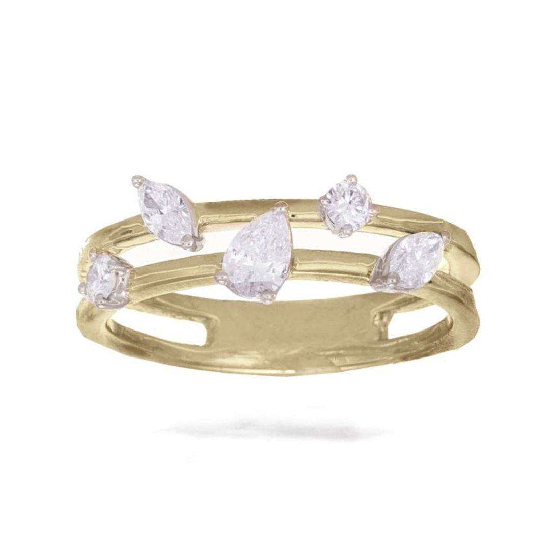 Facet Fusion Diamond Ring - Shralite London