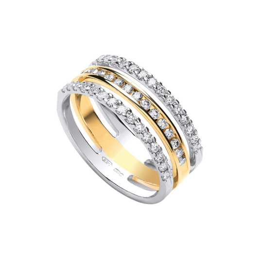 Parisian Charm Eternity Wedding Ring - Shralite London