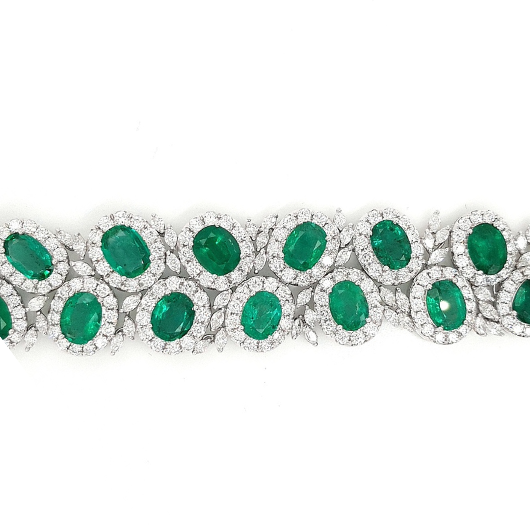 Athena's Splendour Emerald Bracelet
