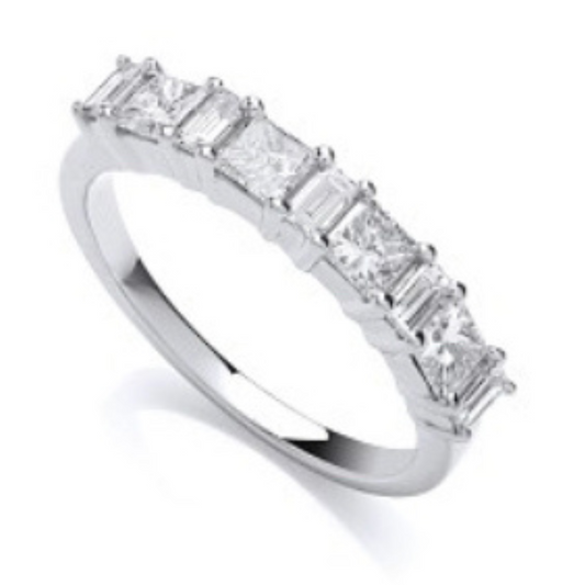 Tahitian Eternity Wedding Rings - Shralite London
